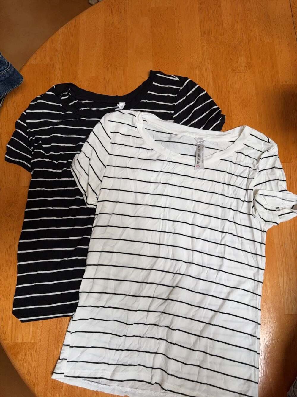 Love Tree Striped Short Sleeve T-Shirt Set Size S/S